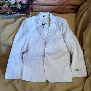 WD.NY Black Boys White Blazer Jacket Size 10 NWT